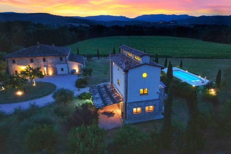 A Restored Umbrian Estate of Design and Panoramic Serenity - Marsciano, Italy