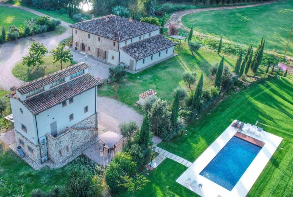 A Restored Umbrian Estate of Design and Panoramic Serenity - Marsciano, Italy