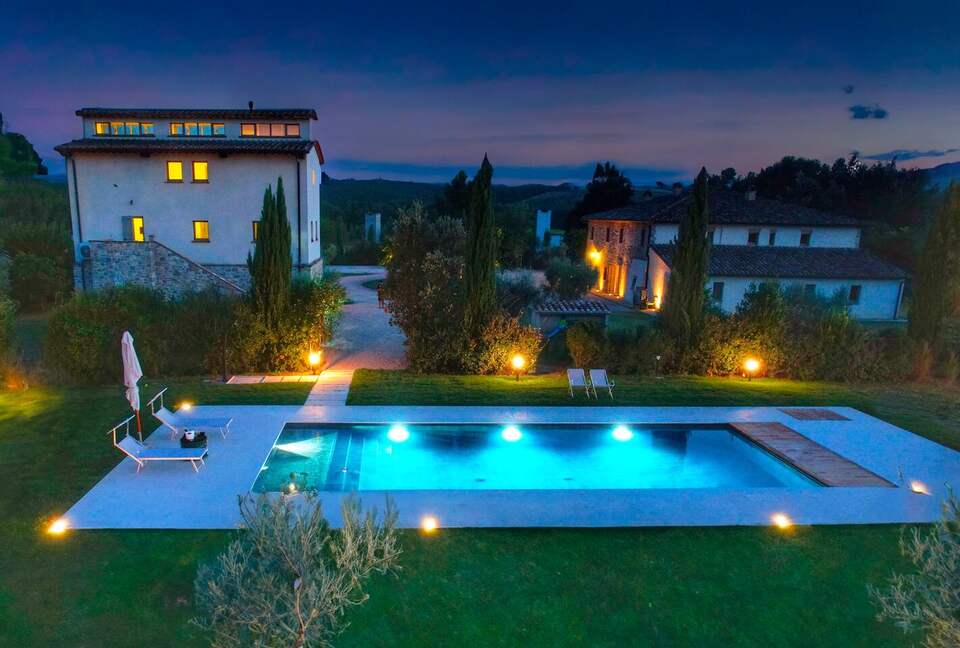 A Restored Umbrian Estate of Design and Panoramic Serenity - Marsciano, Italy