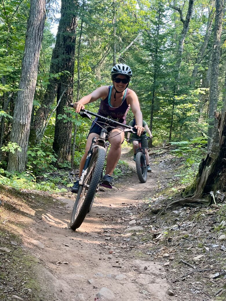 Private 1-mile trail built by Aaron Rogers.