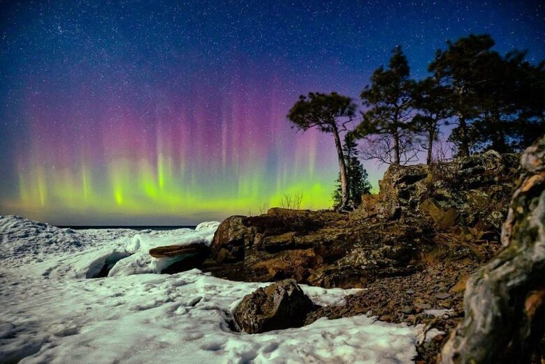 Northern Lights - this is dark sky country!