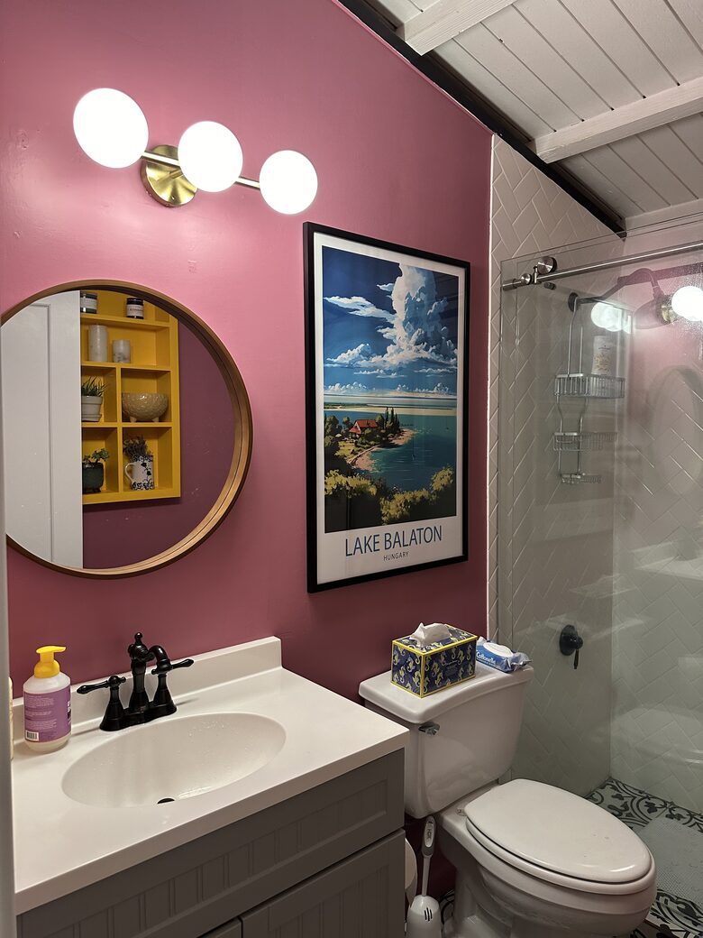 Guest Bathroom with Shower.