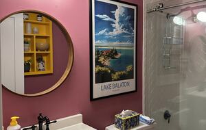 Guest Bathroom with Shower.