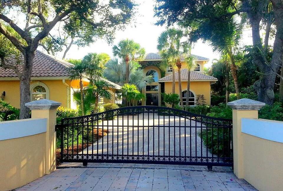 Private gated home