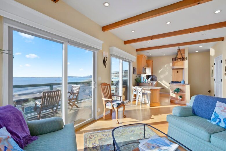 Oceanfront Rio Del Mar Retreat with Panoramic Views - Aptos, California