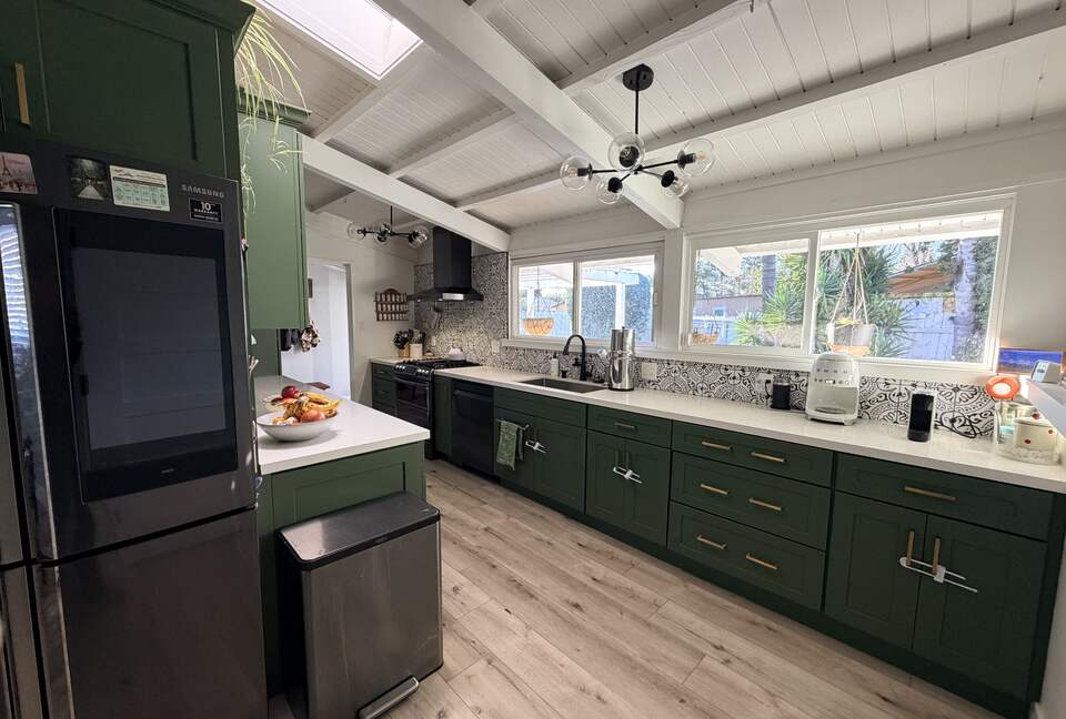 Kitchen view looking out to front yard