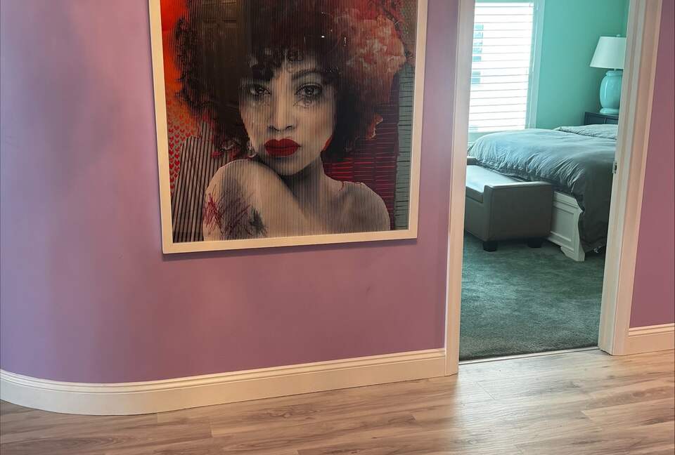 Entry way and 2nd bedroom with King