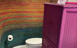 half bath off laundry room