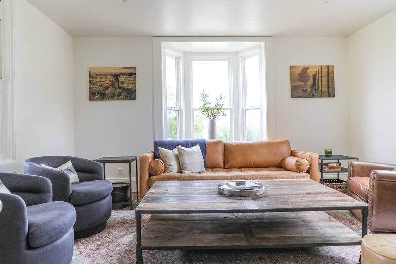 Restored 150-Year-Old Farmhouse at Stemple Creek Ranch - Tomales, California