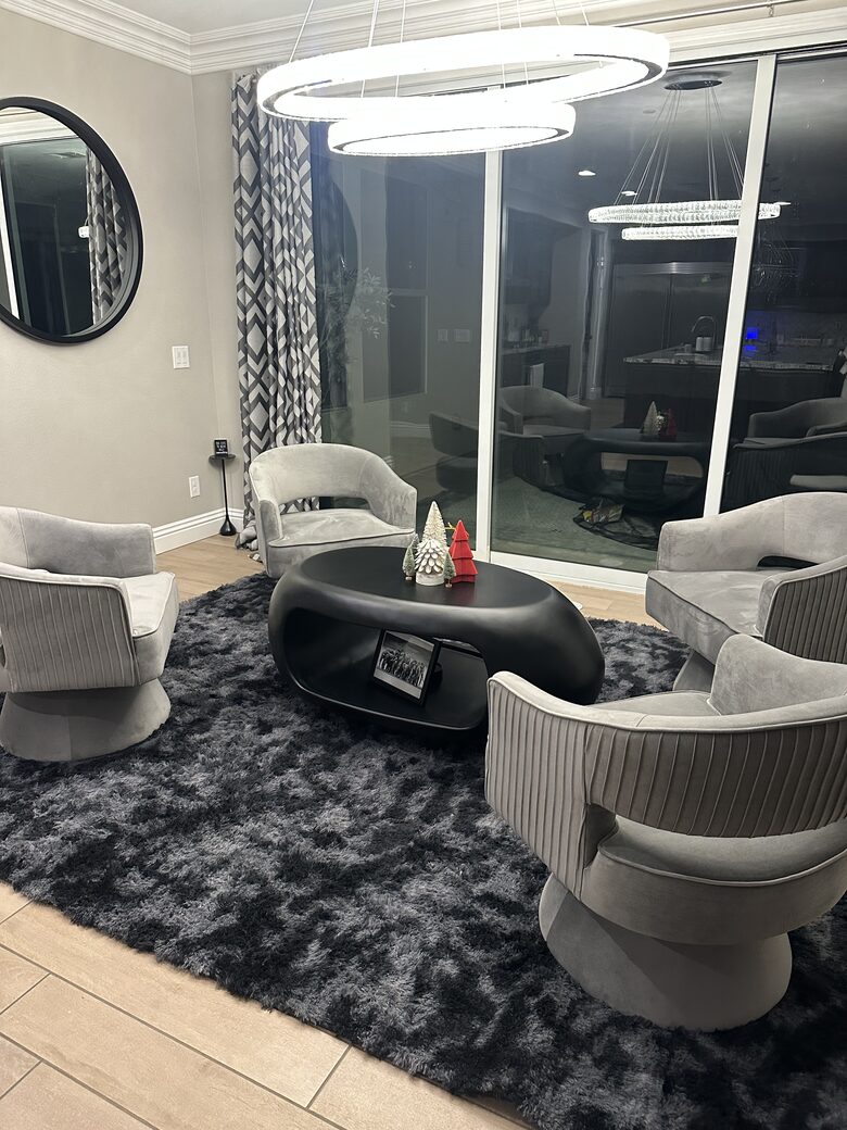 Main floor lounge area