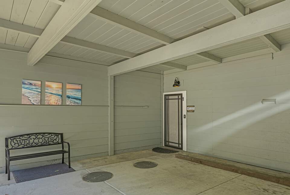 2 car carport + 2 tandem parking spaces