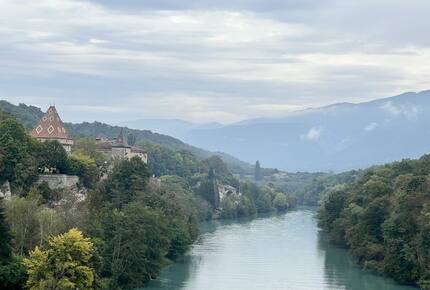 A 13th-Century Château Overlooking the Isère River - La Sône, France