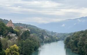 A 13th-Century Château Overlooking the Isère River - La Sône, France