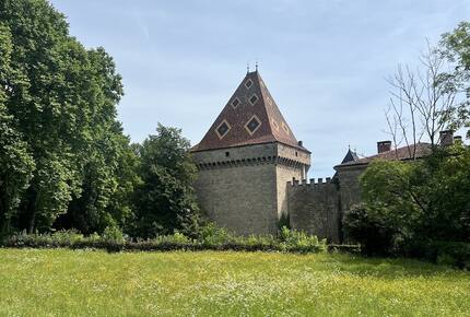 A 13th-Century Château Overlooking the Isère River - La Sône, France