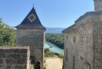 A 13th-Century Château Overlooking the Isère River - La Sône, France