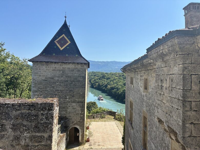 A 13th-Century Château Overlooking the Isère River - La Sône, France