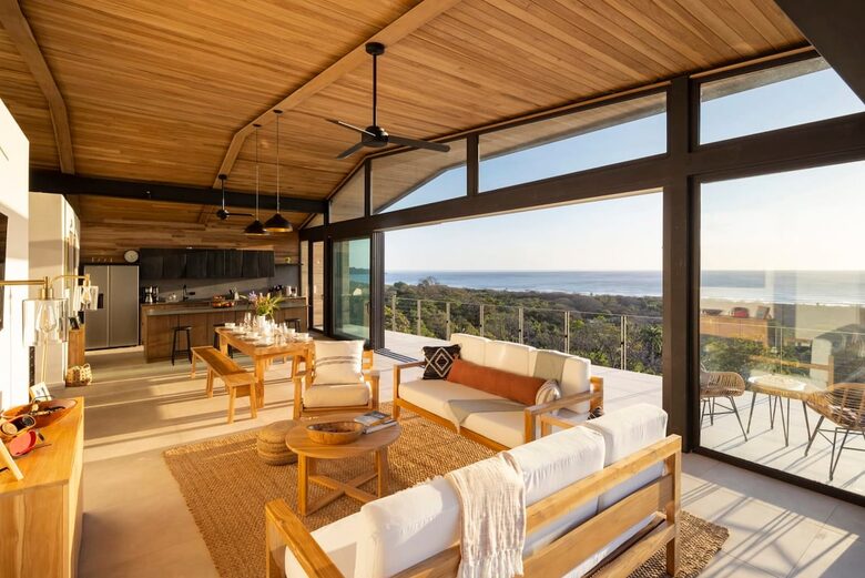 Cliffside Oceanview Villa Above Playa Guiones - Nosara, Costa Rica