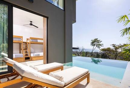 Cliffside Oceanview Villa Above Playa Guiones - Nosara, Costa Rica