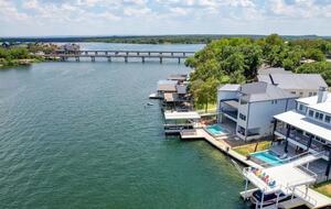Lake LBJ Luxe Waterfront Estate with Private Dock & Pool - Kingsland, Texas
