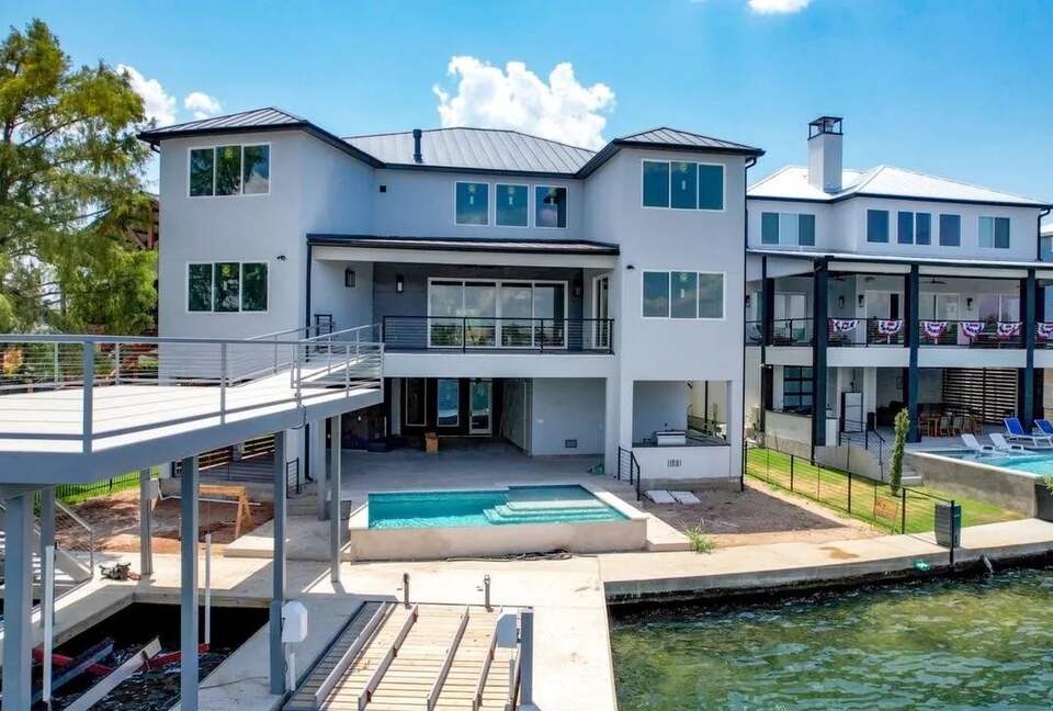 Lake LBJ Luxe Waterfront Estate with Private Dock & Pool - Kingsland, Texas