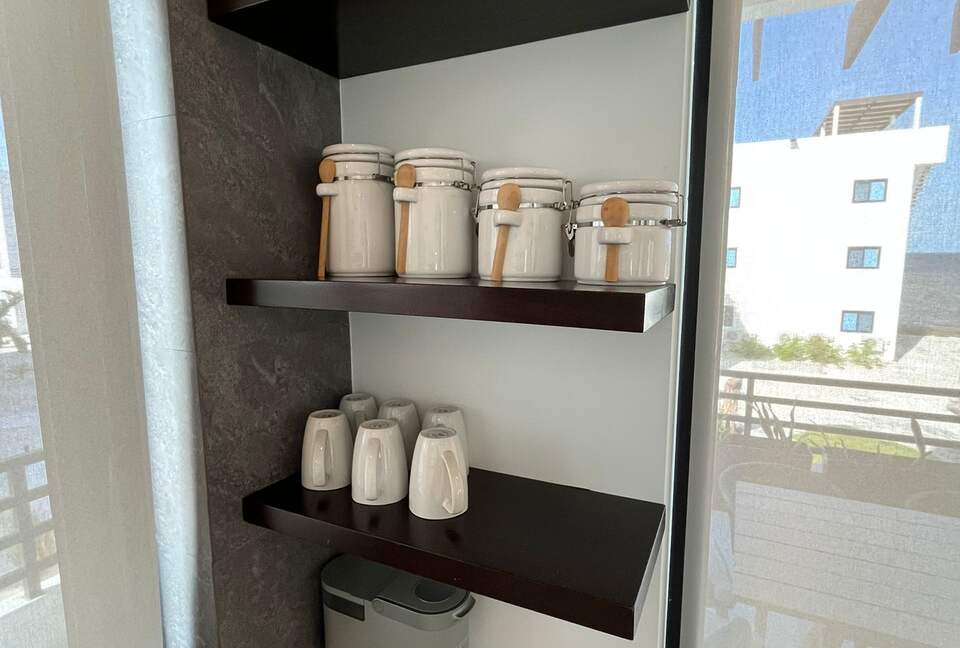 Fully stocked kitchen