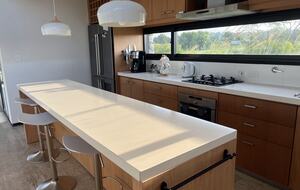 Open concept kitchen