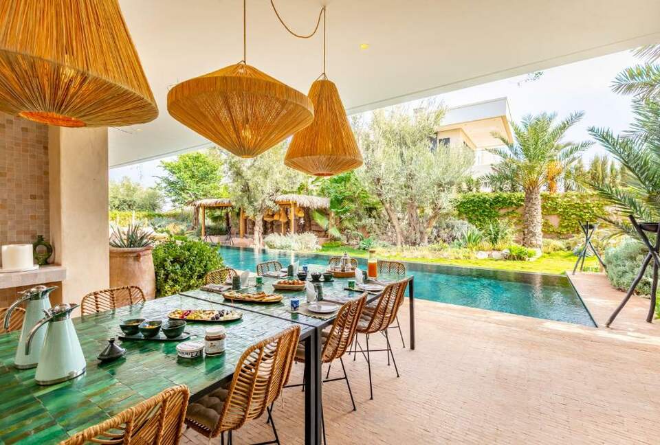 A Sophisticated Six-Bedroom Villa in Amelkis Golf Residence - Marrakesh, Morocco