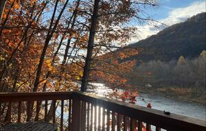 Catskills River View Retreat with Pool & Hot Tub - Hancock, New York