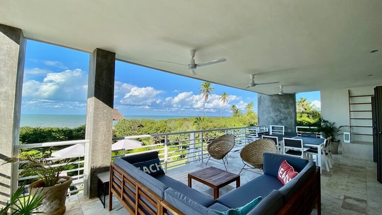 Sunset Shores Villa with Pool, Palapa & Oceanfront Views - Hunucmá, Mexico