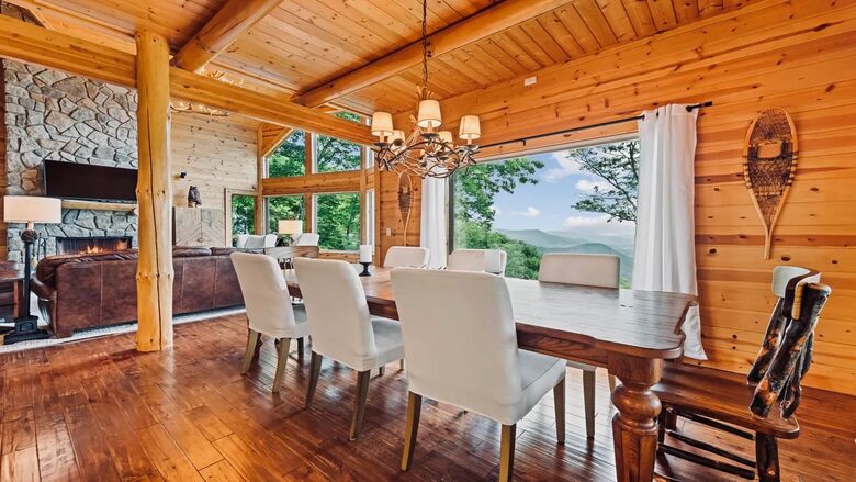 Pousada na Seven-Acre Mountain com vistas panorâmicas das montanhas Smoky - Maggie Valley, Carolina do Norte