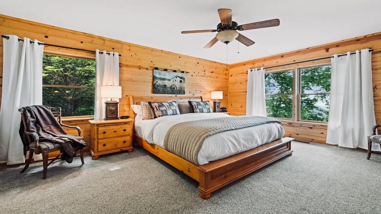 Pousada na Seven-Acre Mountain com vistas panorâmicas das montanhas Smoky - Maggie Valley, Carolina do Norte