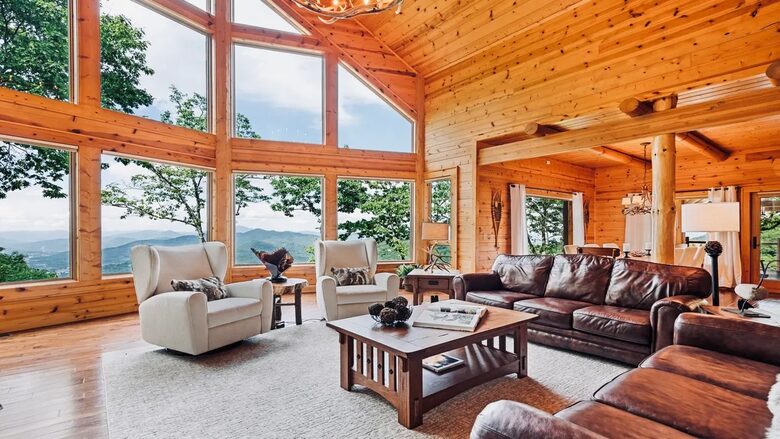 Pousada na Seven-Acre Mountain com vistas panorâmicas das montanhas Smoky - Maggie Valley, Carolina do Norte