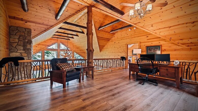 Pousada na Seven-Acre Mountain com vistas panorâmicas das montanhas Smoky - Maggie Valley, Carolina do Norte