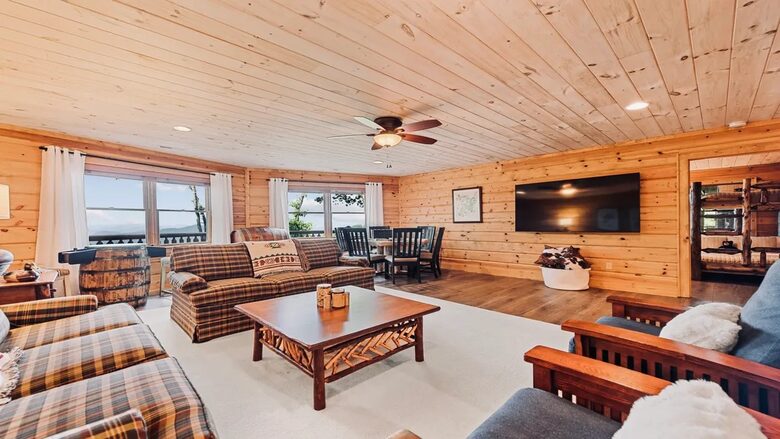 Pousada na Seven-Acre Mountain com vistas panorâmicas das montanhas Smoky - Maggie Valley, Carolina do Norte