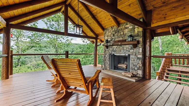 Pousada na Seven-Acre Mountain com vistas panorâmicas das montanhas Smoky - Maggie Valley, Carolina do Norte