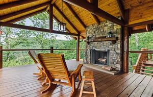 Seven-Acre Mountain Lodge with Long-Range Smoky Views - Maggie Valley, North Carolina