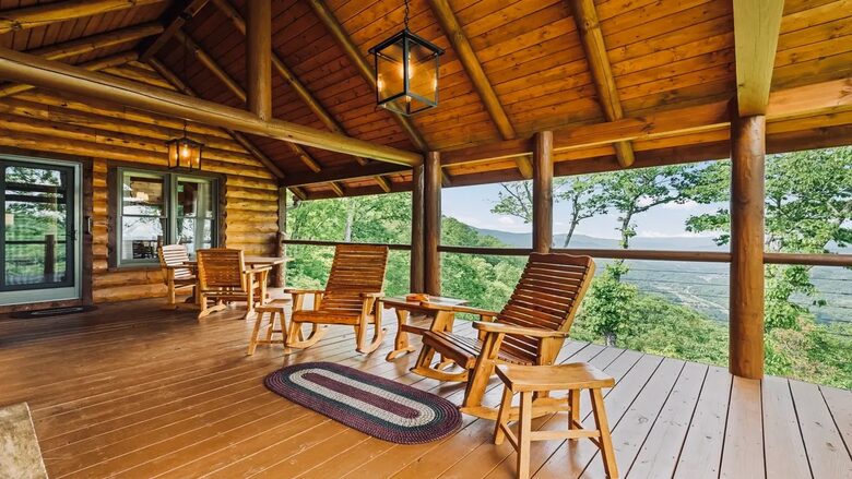 Pousada na Seven-Acre Mountain com vistas panorâmicas das montanhas Smoky - Maggie Valley, Carolina do Norte