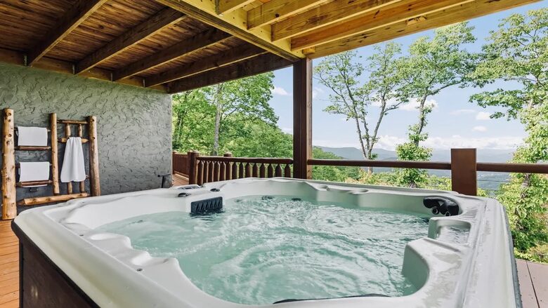 Pousada na Seven-Acre Mountain com vistas panorâmicas das montanhas Smoky - Maggie Valley, Carolina do Norte