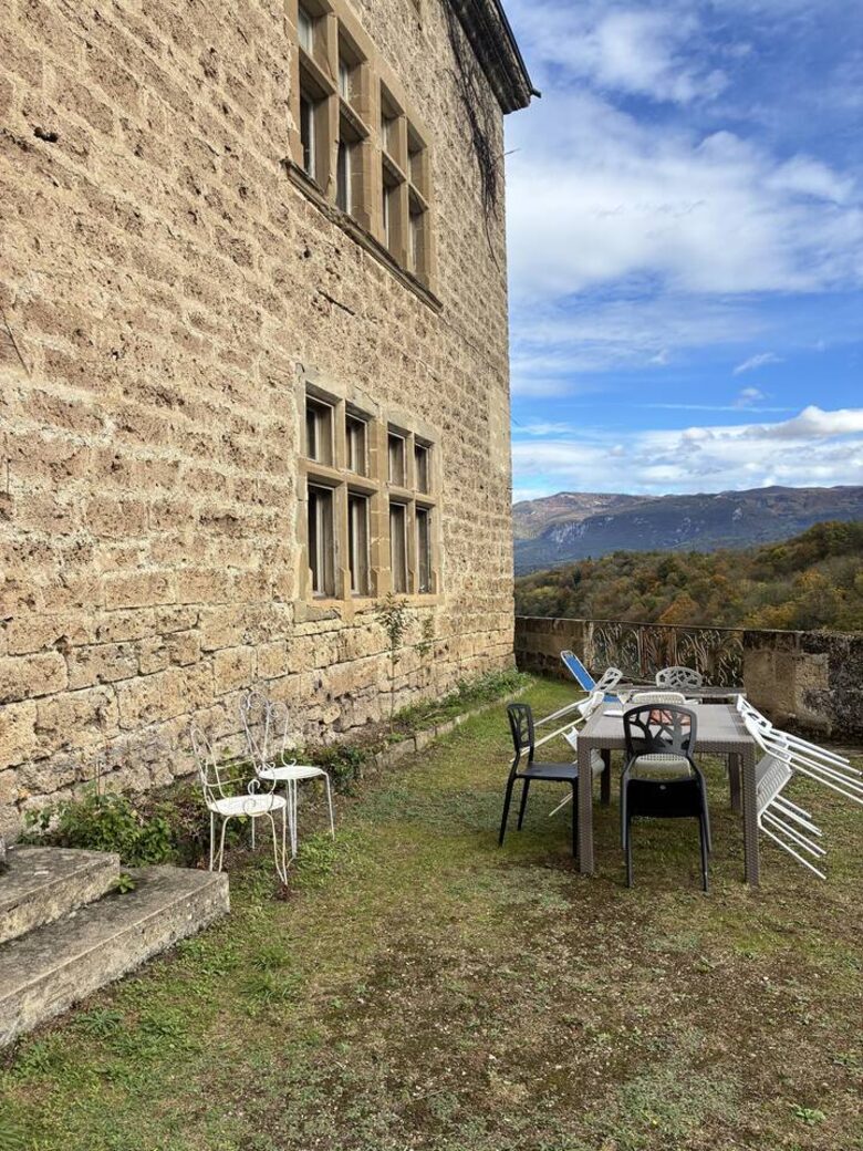A 13th-Century Château Overlooking the Isère River - La Sône, France