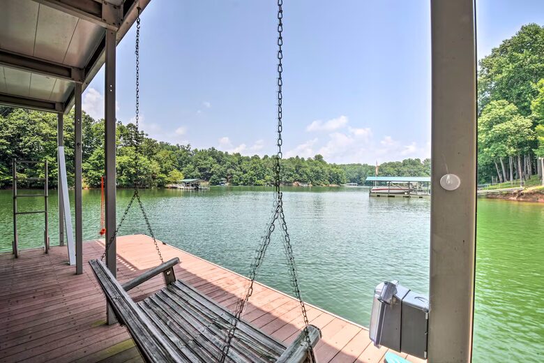 Five-Bedroom Lake Hartwell Escape with Dock, Kayaks & Views - Seneca, South Carolina