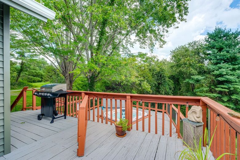 Private Wellness Retreat with Sauna, Hot Tub, and Wooded Grounds Near Blacksburg - Blacksburg, Virginia