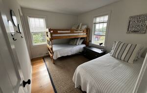 Bunk room with 3 twin beds