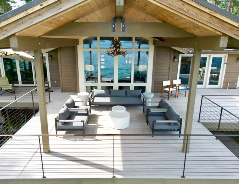 Private Flathead Lakefront Estate with Dock, Hot Tub & Panoramic Mountain Views - Rollins, Montana