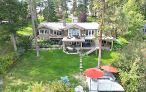 Private Flathead Lakefront Estate with Dock, Hot Tub & Panoramic Mountain Views - Rollins, Montana