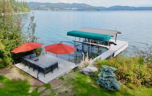 Private Flathead Lakefront Estate with Dock, Hot Tub & Panoramic Mountain Views - Rollins, Montana