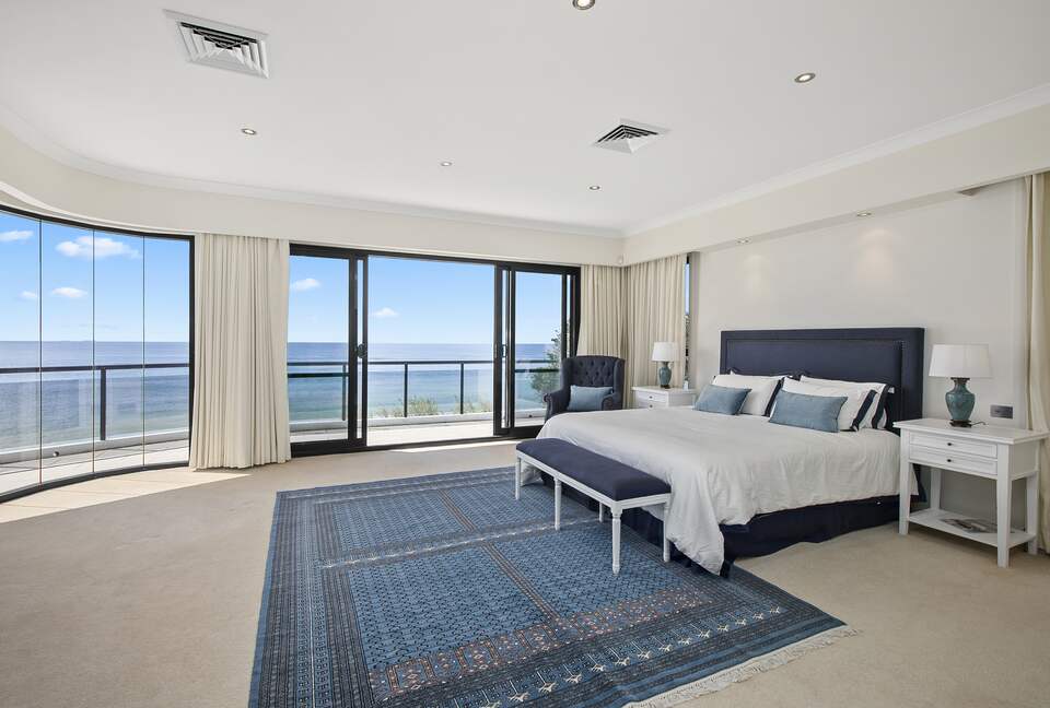 Master Bedroom with ocean views
