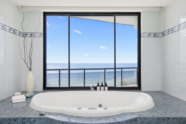 Spa with ocean views