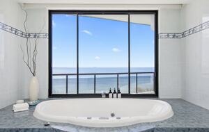Spa with ocean views