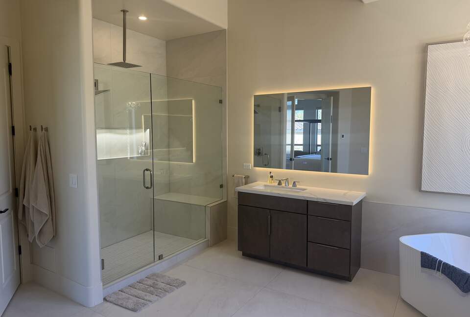 Master bathroom