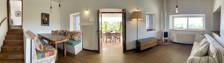 Elegant Hillside Escape with Panoramic Valleys - Sant Miguel, Ibiza, Spain